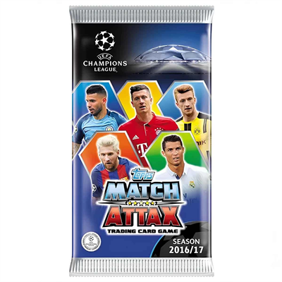 UEFA Şampiyonlar Ligi 16/17 Match Attax Futbolcu Kart