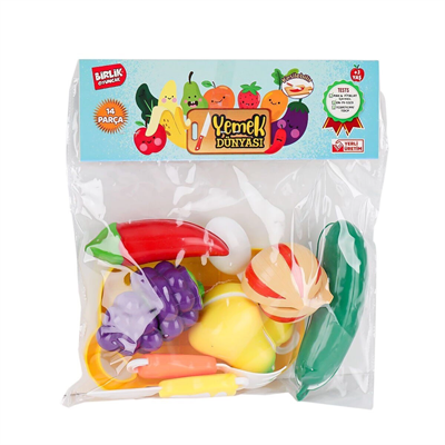 URT007-PVC-2A B Kesilebilen Meyve Sebze 14 Parça