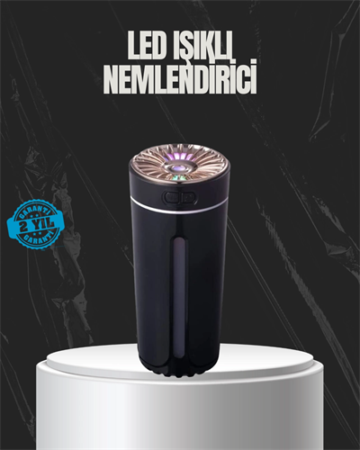 USB Aromaterapi Difüzör Ultrasonik Hava Nemlendirici LED Gece Lambalı