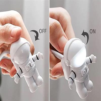 USB Astronot Gece Lambası, Masa Lambası, Kitap Okuma Lambası Işığı (3936)