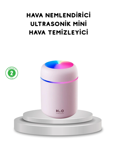 USB Bağlantılı LED Işıklı Hava Nemlendirici – Sessiz ve Kullanıcı Dostu Tasarım