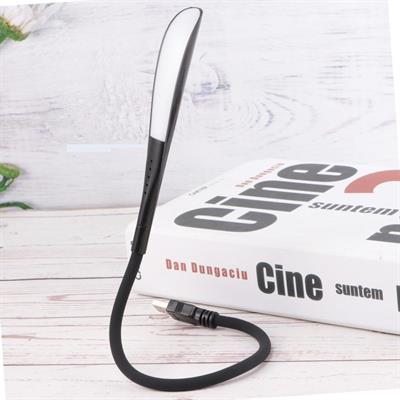 USB Girişli 14 Ledli 3 Kademeli Dokunmatik Masa/Kitap Okuma Lambası Ledi Siyah (3936)