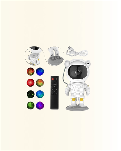 USB Güç Bağlantılı Çok Fonksiyonlu Astronot Gece Lambası