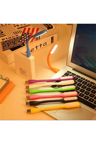 USB Mini LED Lamba 4’Adet Paket – Esnek ve Taşınabilir Gece Lambası