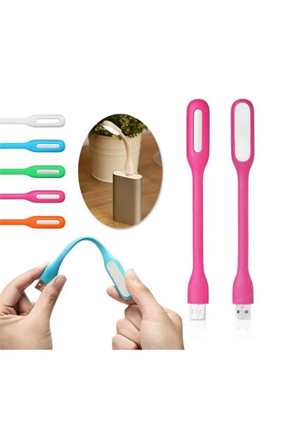 USB Mini LED Lamba 4’Adet Paket – Esnek ve Taşınabilir Gece Lambası