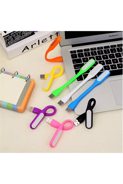 USB Mini LED Lamba 4’Adet Paket – Esnek ve Taşınabilir Gece Lambası