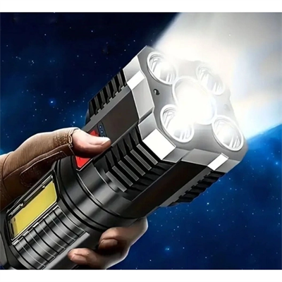 USB Şarjlı 4 Modlu El Feneri