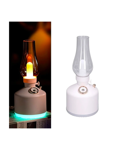 USB Şarjlı Gaz Lambası Modeli Nano Mist Aromaterapi Nemlendirici 280 ml