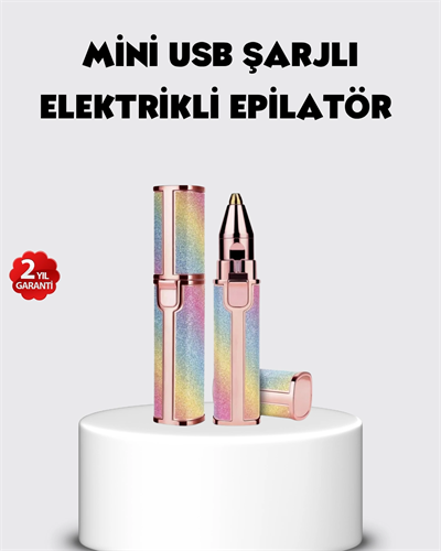 USB Şarjlı Kaş ve Yüz Tüy Alma Cihazı – Taşınabilir ve Acısız Kullanım