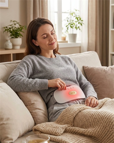 USB Şarjlı Kızılötesi Isıtmalı Titreşimli Kadın Bel ve Karın Masaj Kemeri