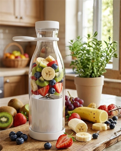 USB Şarjlı Mini Blender Taşınabilir Smoothie Yapıcı 380 ml Pratik Kullanım