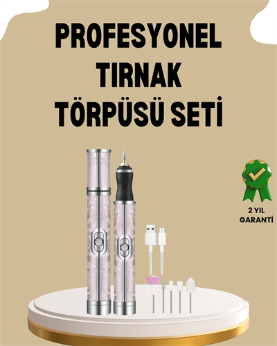 USB Şarjlı Profesyonel 20.000 RPM Elektrikli Oje Sökücü ve Tırnak Bakım Aleti