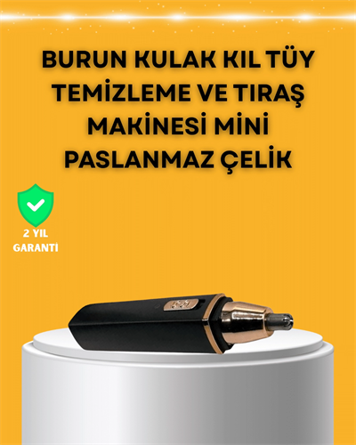 USB Şarjlı Sessiz Burun ve Kulak Kılı Temizleme Cihazı