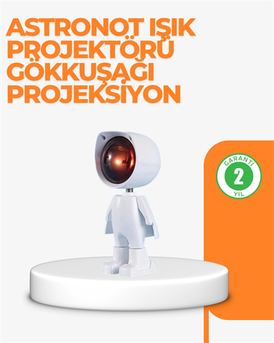 USB Şarjlı Taşınabilir Gün Batımı Projektör Lambası