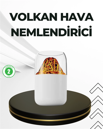 USB Şarjlı Volkanik Tasarımlı Buhar Makinesi