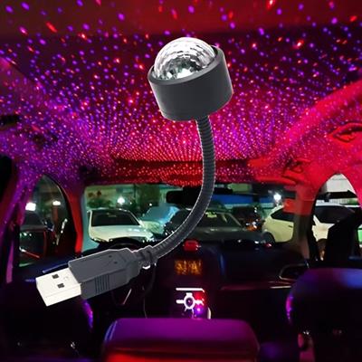 USB Sese Duyarlı 8 Farklı Mod Işıklı LED Atmosfer Işığı – Ambiyans Aydınlatması (3936)