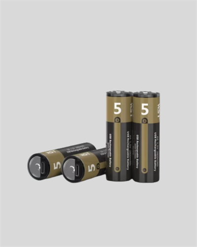 USB Type-C Girişli Şarjlı AA Lityum Pil | 1.5V Sabit Çıkış | 3200mWh (2li Paket)