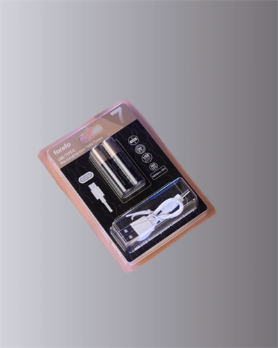 USB Type-C Şarjlı AAA Lityum Pil | 1.5V Sabit Voltaj, 1000+ Şarj Döngüsü ile Uzun Ömür