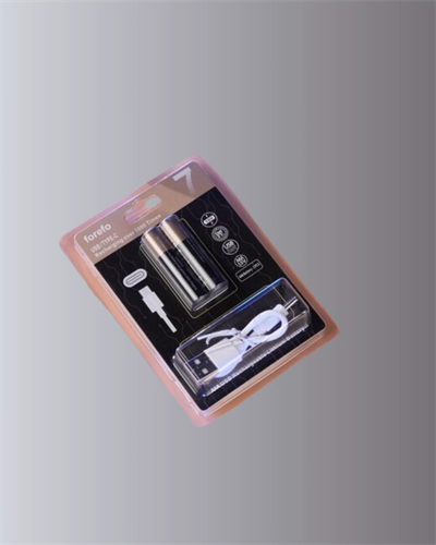 USB Type-C Şarjlı AAA Lityum Pil 1000+ Şarj Döngüsü ile Uzun Ömür