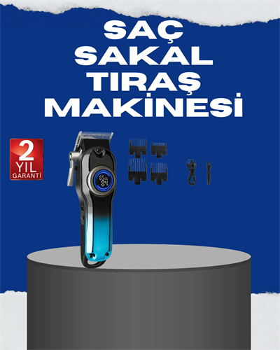 USB Type-C Şarjlı Kablosuz/Kablolu Erkek Tıraş Makinesi