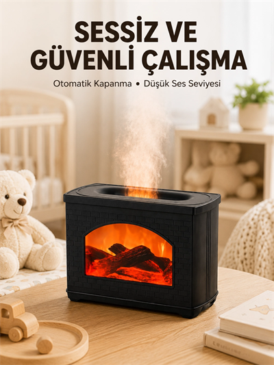 USB Ultrasonik Hava Nemlendirici Ayarlanabilir Sis ve Aromaterapi Özellikli