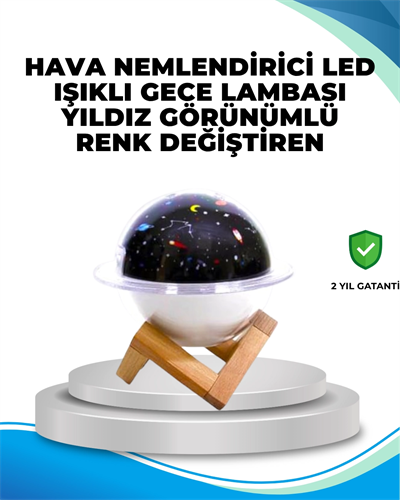 USB bağlantılı projektör ışıklı taşınabilir mini hava nemlendirici ve aroma difüzörü