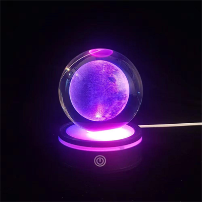 USBli Dolunay Tasarımlı Dönen Cam Küre