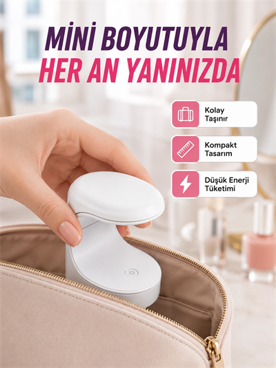 UV ve LED Jel Kurutmaya Uygun – Çift Dalga Boylu Mini Kurutucu Yeni Nesil