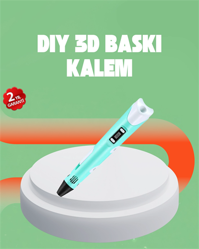 Üç Boyutlu 3D Yazıcı Kalem ABS ve PLA Uyumlu