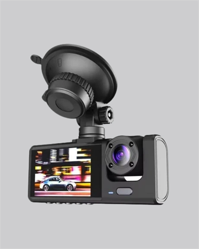 Üç Kameralı Araç DVR Full HD Gece Görüşlü ve 2 inç IPS Ekranlı