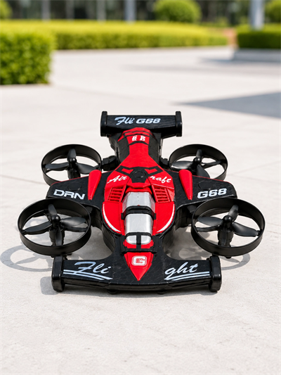 Uçan Araba Drone 4 Korumalı Pervaneli 360° Akrobatik Hareket Uzaktan Kumandalı