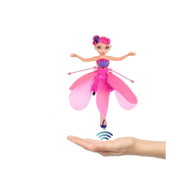 Uçan Peri Oyuncak Usb Kablolu ve Şarj Edilebilir Oyuncak Pembe Renkli