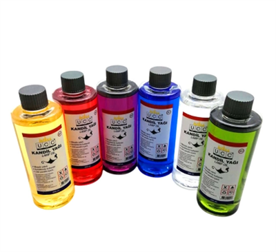 Ucc Renkli Mix 250ml Kandil Yağı Bx40