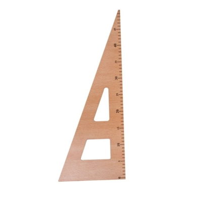 Üçgen Riga Cetvel 45 Cm