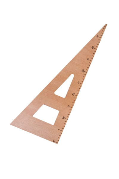 Üçgen Riga Cetvel 45 Cm