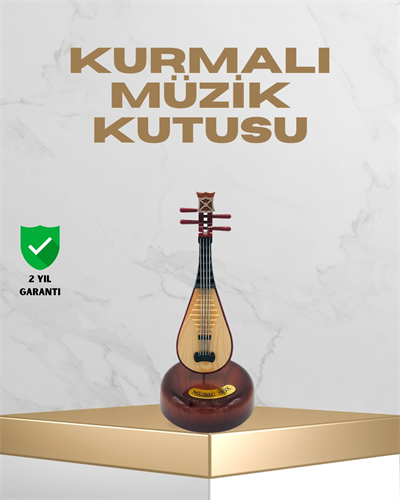 Ud Sembolü Müzik Kutusu Estetik Tasarım Melodi Destekli
