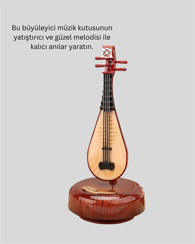Ud Sembolü Müzik Kutusu Estetik Tasarım Melodi Destekli