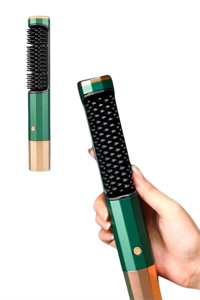 Üflemeli Saç Düzleştirici Fön Tarak Yüksek Isı Ayarlı İyon Özellikli