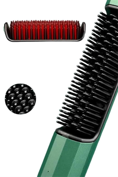 Üflemeli Saç Düzleştirici Fön Tarak Yüksek Isı Ayarlı İyon Özellikli