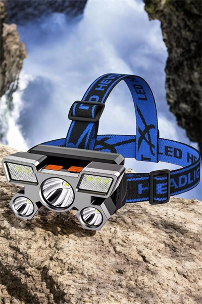 Ultra Güçlü Led Işık Şarjlı Kafa Lambası Balıkçı Lambası Kafa Feneri