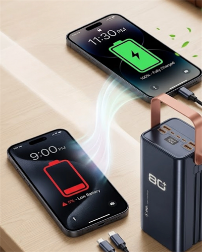 Ultra Güçlü Powerbank 80000 mAh Çoklu Cihaz Şarj Destekli LED Ekranlı Taşınabilir Batarya