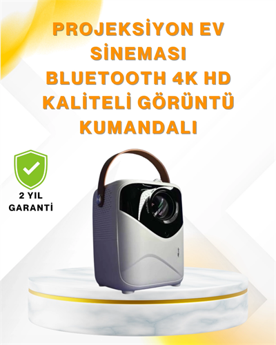 Ultra HD Çözünürlüklü Taşınabilir Projektör – 1920x1080 Piksel Görüntü Kalitesi