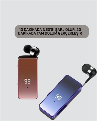 Ultra Hızlı Şarj Özellikli Type-C Bluetooth Kulaklık – 10 Dakikada %50 Şarj, 20 Dakikada Tam Dolum
