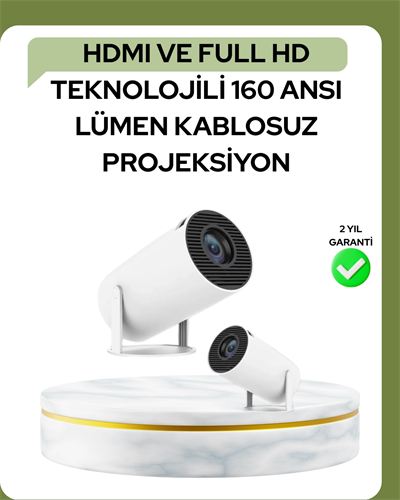 Ultra Pro Full HD ve 4K Destekli 130 İnç Projeksiyon Cihazı