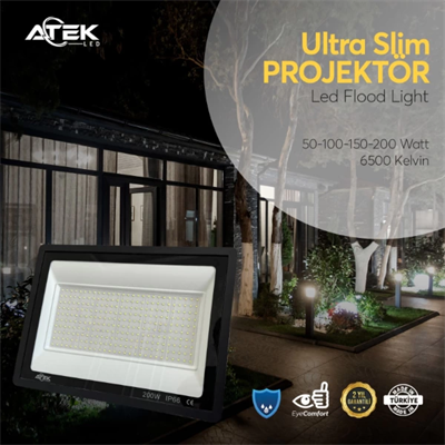 Ultra Slim Projektör Dış Mekan LED Işık