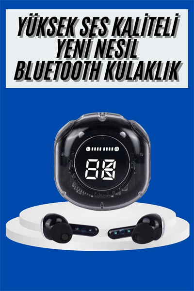 Ultrapods Led Göstergeli Oyuncu Kulaklığı ANC Destekli Bluetooth 5.3