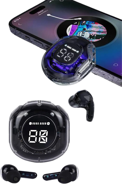 Ultrapods Led Göstergeli Oyuncu Kulaklığı ANC Destekli Bluetooth 5.3