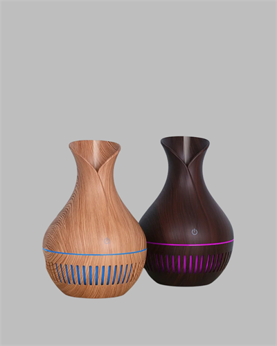 Ultrasonik Ahşap Desenli 130ml Aromaterapi Difüzör ve Hava Nemlendirici