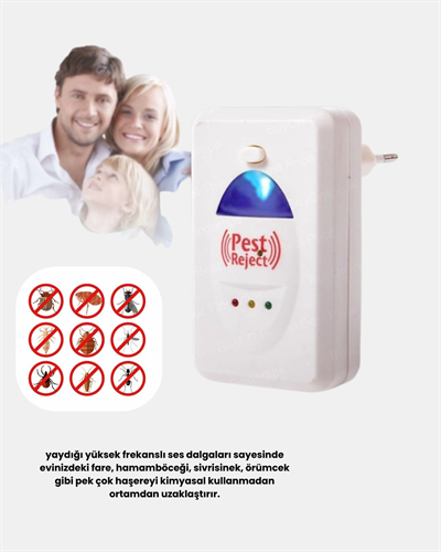 Ultrasonik Haşere Kovucu Cihaz – Sessiz, Kimyasalsız ve Etkili Koruma
