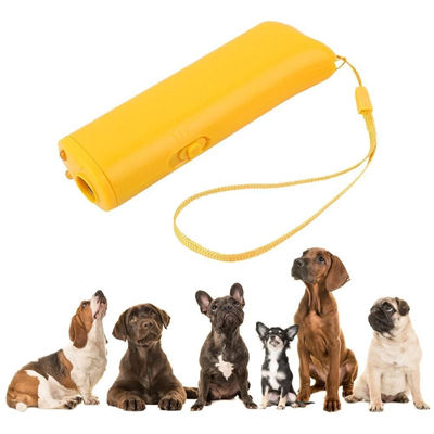 Ultrasonik Köpeksavar Cihaz – 150 Desibel, Ses Dalgasıyla Zararsız Koruma, LED Işıklı, Etkili